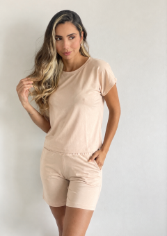 Conjunto bermuda nude