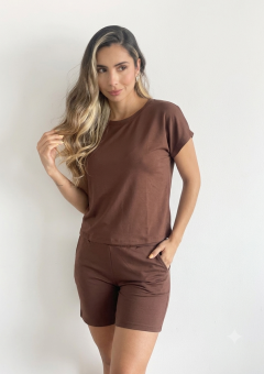 Conjunto bermuda Moka